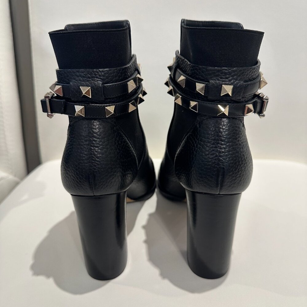 Valentino Rock Stud Ankle Short Boots - Picture 3 of 7